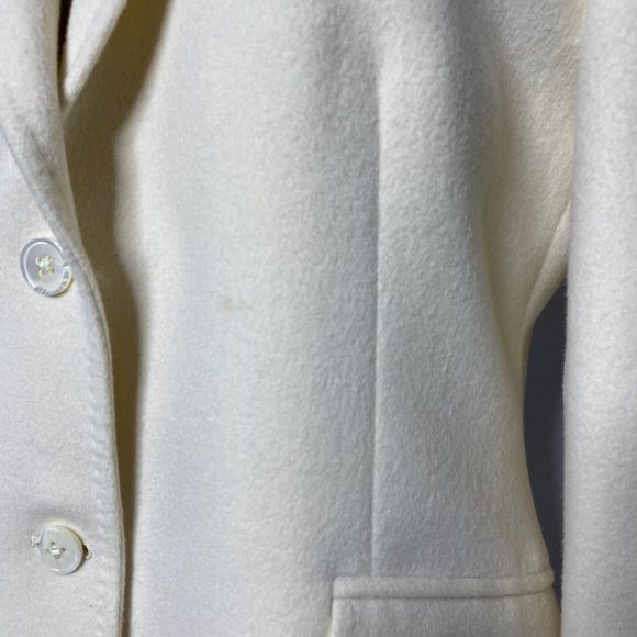 Brooks Brothers Ivory Wool Angora Blazer Jacket - Picture 5 of 12